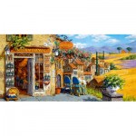 Puzzle  Castorland-400171 Farben der Toskana