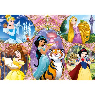 Clementoni-25463 Giant Floor Puzzle - Disney Princess