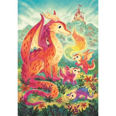 Puzzle Clementoni-26600 A Dragon Family