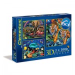   3 Puzzles - 3D Effekt - Wildlife