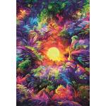 Puzzle  Clementoni-35530 Colorboom Psychedelic Jungle - Kompakte Box