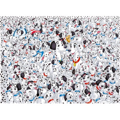Clementoni-39358 Impossible Puzzle: Disney - 101 Dalmatiner