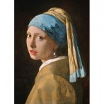 Puzzle  Clementoni-39614 Vermeer Johannes - Das Mädchen mit dem Perlenohrgehänge