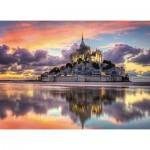 Puzzle  Clementoni-39769 Der Wunderschöne Mont Saint-Michel