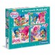 4 Puzzles - Shimmer & Shine