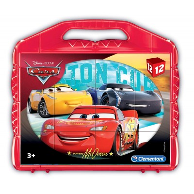 Clementoni-41185 Würfelpuzzle - Cars
