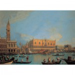 Puzzle   Canaletto: Blick auf den Dogenpalast in Venedig