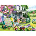 Puzzle  Cobble-Hill-45059 Frühjahrsputz