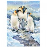 Puzzle  Cobble-Hill-47022 XXL Teile - Penguin Family (Family)