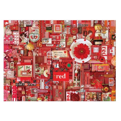 Puzzle Cobble-Hill-51861-80146 Shelley Davies: Red