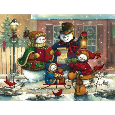 Puzzle Cobble-Hill-52082 XXL Teile - Janet Stever: Weihnachtslied