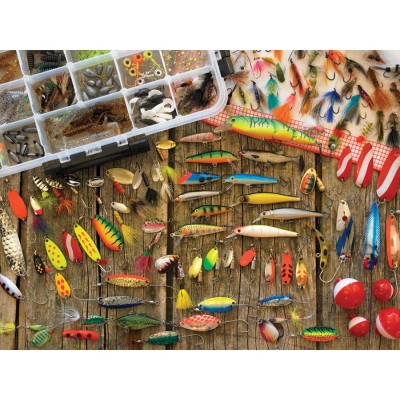 Puzzle Cobble-Hill-57149 XXL Teile - Fishing Lures