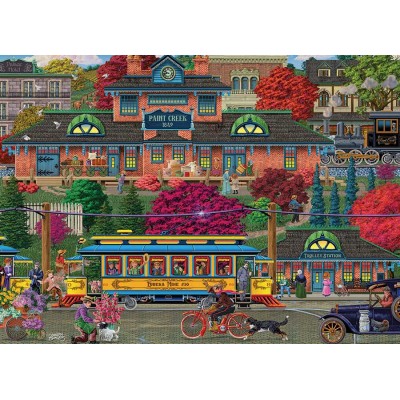 Puzzle Cobble-Hill-85082 XXL Teile - Trolley Station