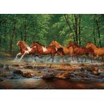 Puzzle   Durch den Fluss
