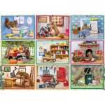 Puzzle   Eichhörnchen zu Hause