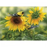 Puzzle   Sunflowers and Goldfinches