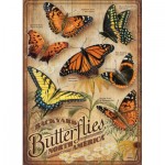 Puzzle   XXL Teile - Backyard Butterflies