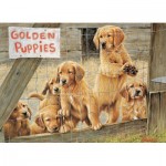 Puzzle   XXL Teile - Golden Puppies