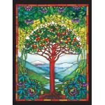 Puzzle   Stained Glass - Lebensbaum