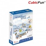   3D Puzzle - 3D World Style - Griechenland - Schwierigkeit: 4/6