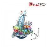   3D Puzzle mit LED - Cityscape Collection - Dubai (Schwierigkeit: 4/6)