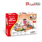  Cubic-Fun-P627H 3D Puzzle - Musikgeschäft (Schwierigkeit: 4/8)