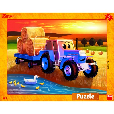 Dino-32221 Frame Puzzle - Harvest