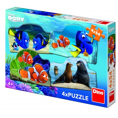 Dino-33321 4 Puzzles - Finding Dory