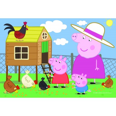 Puzzle Dino-35161 Peppa Pig