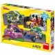 4 Puzzles - Mickey and the Roadster Racers