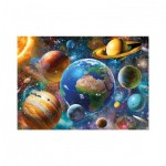  Dino-54134 Neon-Puzzle - Planeten