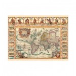  Dino-56127 Historische Weltkarte 2000 Puzzle