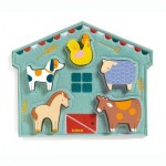  Djeco-01055 Holzpuzzle - Mowy