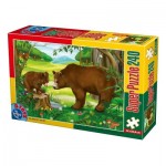 Puzzle  Dtoys-78247 Wild Animals - Bears