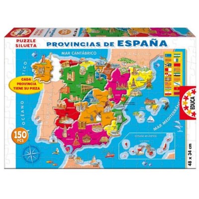 Puzzle Educa-14870 Provincias España
