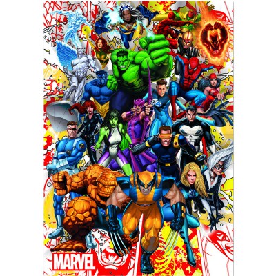 Educa-15560 Puzzle 500 Teile: Marvels Helden