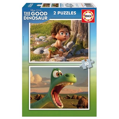 Educa-15929 2 Puzzles - Disney Pixar - The Good Dinosaur