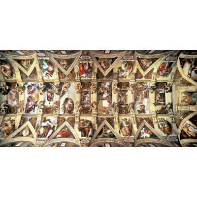 Puzzle Educa-16065 Michelangelo: Sixtinische Kapelle