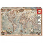  Educa-16764 Mini Puzzle - Antike Weltkarte