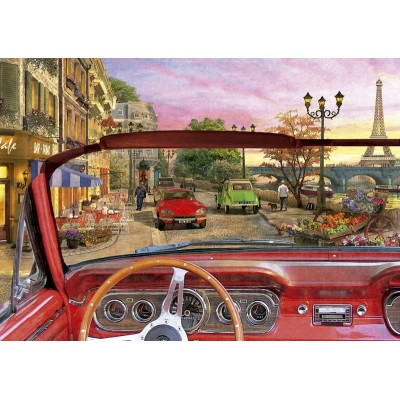 Puzzle Educa-16768 Dominic Davison: Paris In A Car