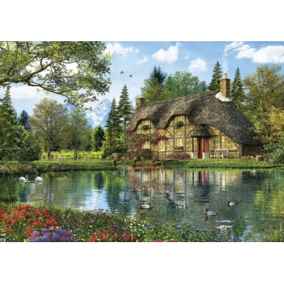 Puzzle Educa-16774 Dominic Davison: Lake View Cottage