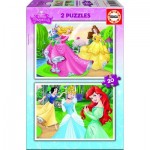  Educa-16846 2 Puzzles - Disney Princess