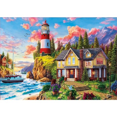 Puzzle Educa-18507 Lighthouse by the Sea
