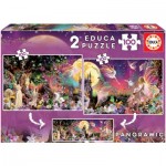  Educa-19291 2 Puzzles - Feen-Triptychon