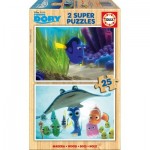   2 Holzpuzzles - Finding Dory