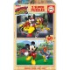 2 Holzpuzzles - Mickey and The Roadster Racers