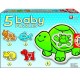 5 Babypuzzles - Haustiere