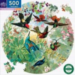 Puzzle  eeBoo-50779 XXL Teile - HUMMINGBIRDS