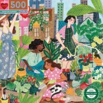 Puzzle  eeBoo-51265 XXL Teile - ROOFTOP GARDEN