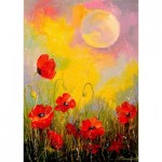 Puzzle  Enjoy-Puzzle-1823 Poppies in the Moonlight